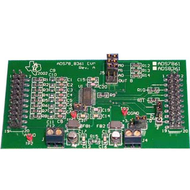 ADS8361EVM Texas Instruments  Cartes d'évaluation - Convertisseurs analogique-numérique (CAN)